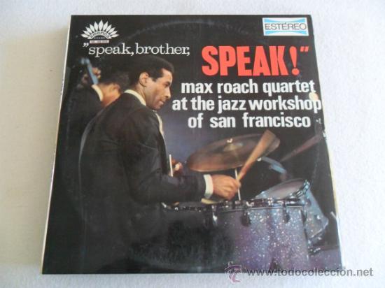 Discos de vinilo: MAX ROACH QUARTET - SPEAK, BROTHER, SPEAK 1969 - Foto 1