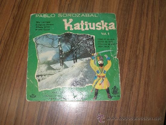 Discos de vinilo: Pablo Sorozabal - Katiuska Vol 1 - Foto 1