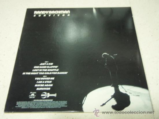Discos de vinilo: Randy Bachman &ndash; Survivor, US 1978 Polydor - Foto 2