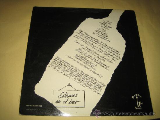 Discos de vinilo: LOS SOBRIOS - A SECAS - 1988 - - Foto 2