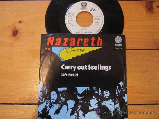 Discos de vinilo: NAZARETH `Carry out feelings` 1976 - Foto 1