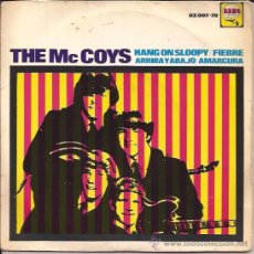 Discos de vinilo: EP-THE MCCOYS-HISPAVOX 00770-1966-HANG ON SLOOPY. Lote 35712533