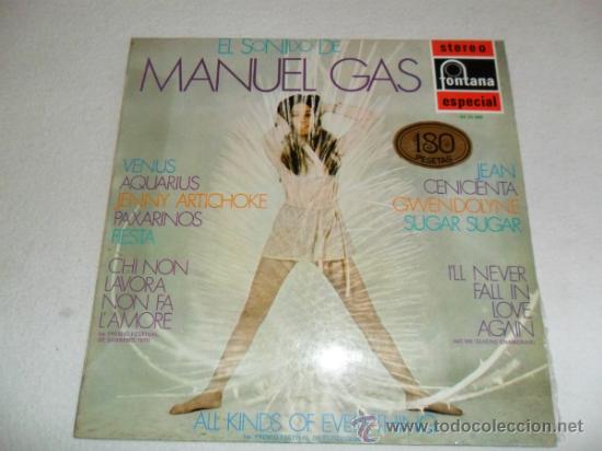 Discos de vinilo: MANUEL GAS - EL SONIDO DE ...1970 - Foto 1