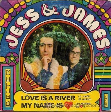 Discos de vinilo: JESS & JAMES: Love is a river  (Single de 1969) - Foto 1