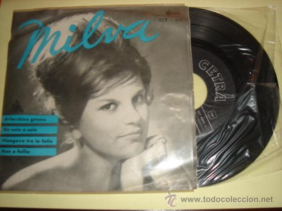 Discos de vinilo: MILVA -EP- ARLECCHINO GITANO + 3 - RARE SPAIN 60S - Foto 1