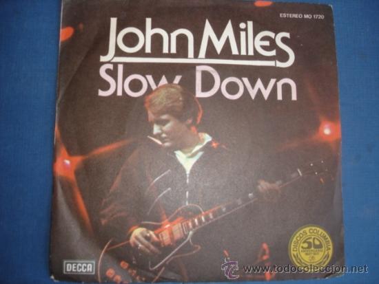 Discos de vinilo: JOHN MILES  SLOW DOWN  PROMO - Foto 1