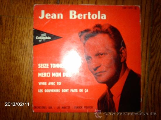Discos de vinilo: jean bertola  - seize tonnes + 3 - Foto 1