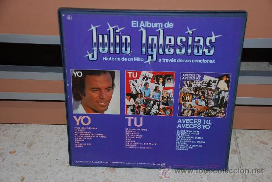 Discos de vinilo: DOBLE DISCO VINILO LP JULIO IGLESIAS - Foto 2
