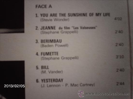 Discos de vinilo: stephane grappelli + cordes - Foto 3