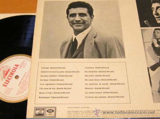 Discos de vinilo: GILBERT BECAUD - 66 - LP - ELECTROLA 1966 GERMANY - VERY RARE - Foto 2