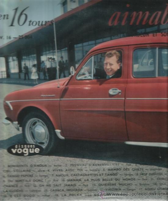 Discos de vinilo: LP 10 PULGADAS: AIMABLE : EN 16 TOURS - Foto 1