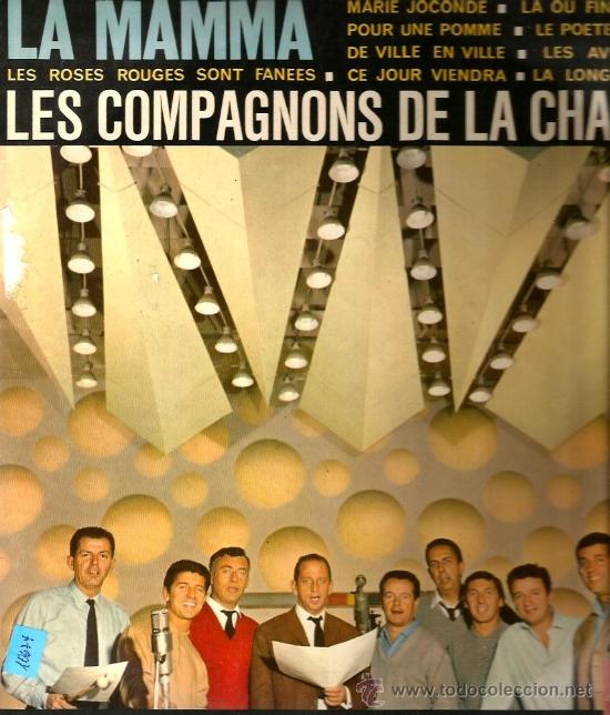 Discos de vinilo: LP 10 PULGADAS: LES COMPAGNONS DE LA CHANSON : LA MAMMA - Foto 1
