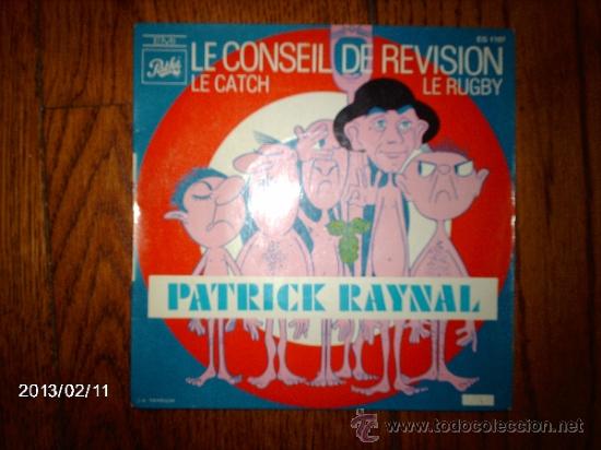 Discos de vinilo: patrick raynal (comico frances)   - le conseil de revision  +2 - Foto 1