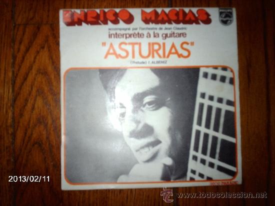 Disques de vinyle: enrico macias  - asturias  (parte 1 y 2 )