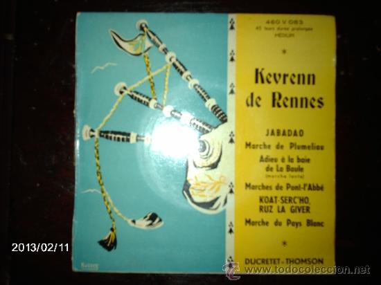 Discos de vinilo: kevrenn de rennes   -  Jabadao  + 4 - Foto 1