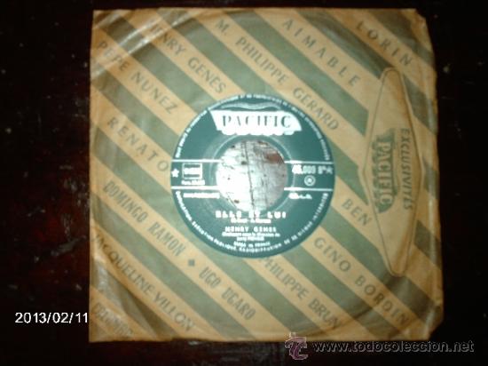 Disques de vinyle: henry genes  -  elle et lui  +  sidi-bel-abbes