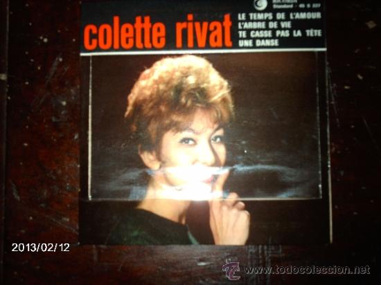 Discos de vinilo: colette rivat  -  Le temps de l&acute; amour   +3 - Foto 1