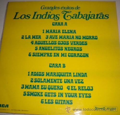 Discos de vinilo: Grandes &eacute;xitos  De los Indios Tamajara - Foto 2