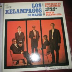 Discos de vinilo: LP-VINILO-LOS RELÁMPAGOS.LO MEJOR-DISCOSA-12 CANCIONES-.. Lote 35818840