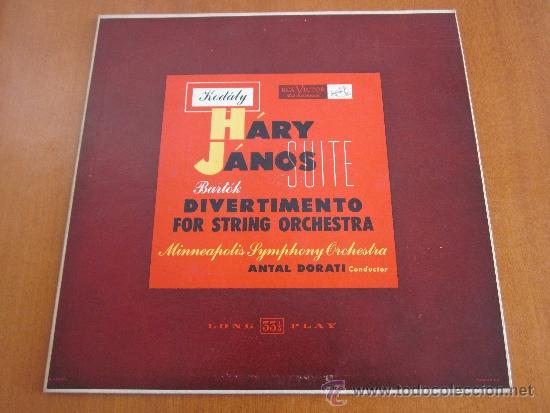 Disques de vinyle: HARY JANOS SUITE LP BARTOK KODALI DIVERTIMENTO DORATI RCA LM 1750 ORIGINAL USA