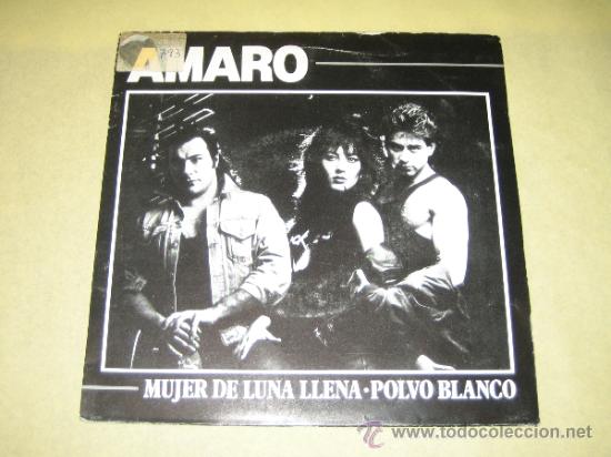 Discos de vinilo: AMARO - MUJER DE LUNA LLENA - POLVO BLANCO - Foto 1