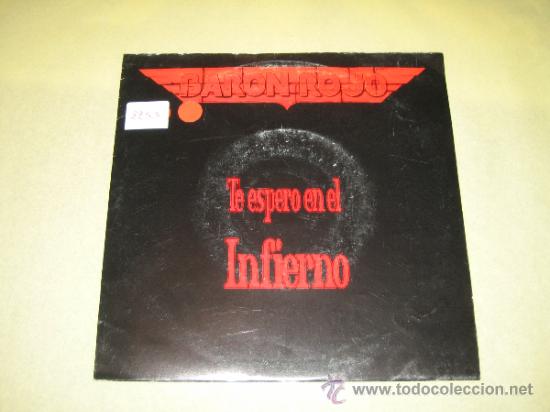 Discos de vinilo: BARON ROJO - TE ESPERO EN EL INFIERNO - VINILO EN - Foto 1
