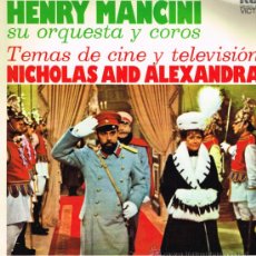 Discos de vinilo: HENRY MANCINI - TEMAS DE CINE Y LEVESIÓN. NICHOLAS AND ALEXANDRA - LP 1972. Lote 35863727