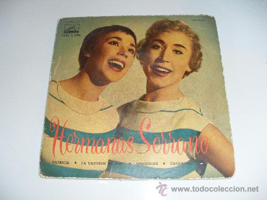 Discos de vinilo: HERMANAS SERRANO - PATRICIA + 3 EP 1958 - Foto 1