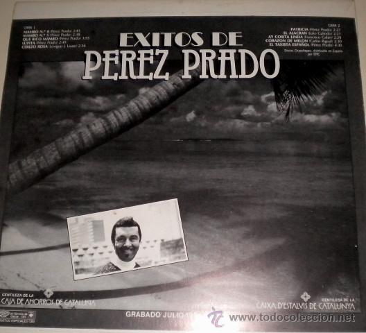 Discos de vinilo: Exitos  de Perez Prado - CBS 1.981 - Foto 2