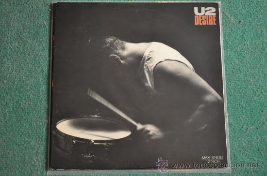 Discos de vinilo: U2 - Desire  PORTADA ABIERTA - Foto 1