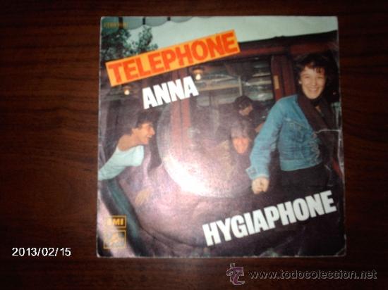 Discos de vinilo: telephone  -  anna  + hygiaphone - Foto 1