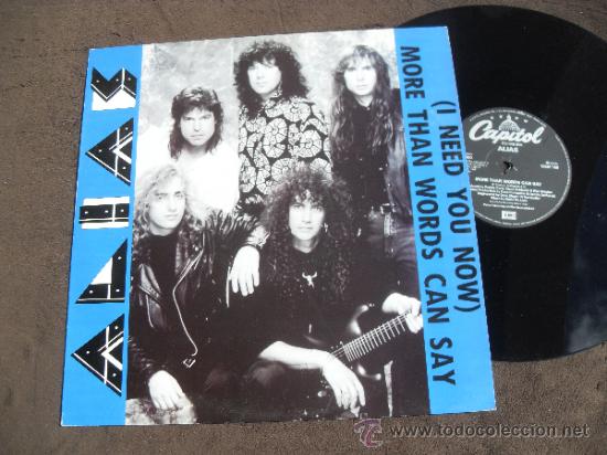 Discos de vinilo: ALIAS MAXI SINGLE More THAN Words Can Say MADE IN Canada 1990 - Foto 1
