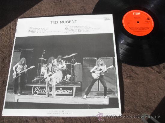 Discos de vinilo: TED NUGENT LP STRANGLEHOLD Made in Spain 1990 - Foto 2