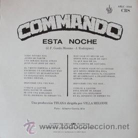 Discos de vinilo: COMMANDO 9MM - SINGLE VINILO ESTA NOCHE - NUEVO - - Foto 3