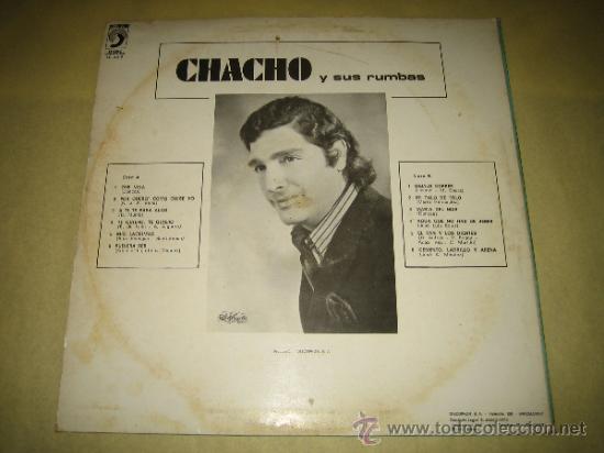 Discos de vinilo: CHACHO Y SUS RUMBAS - DIFICIL Y VINILO EN  - 1973 - Foto 2