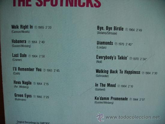 Discos de vinilo: THE SPOTNICKS ---- POP GIANTS VOL.8 - Foto 2