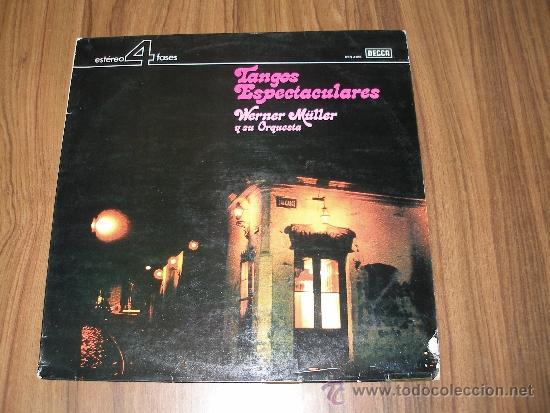 Discos de vinilo: Tangos espectaculares - Werner Muller y su orquesta - Foto 1