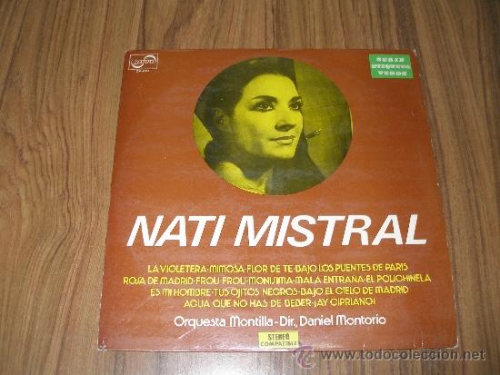 Discos de vinilo: Nati Mistral - Orquesta Montilla - La violetera - Foto 1