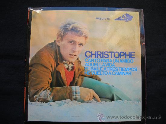 Discos de vinilo: CHRISTOPHE // CANTGO PARA UN AMIGO + 3 - Foto 1