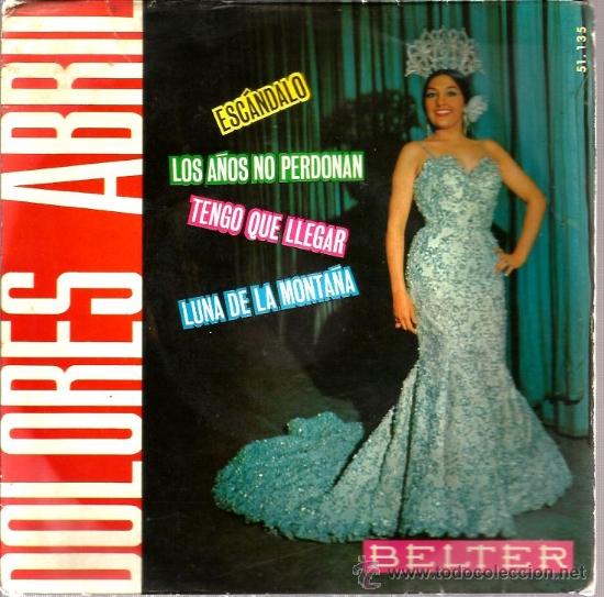 Discos de vinilo: EP DOLORES ABRIL : ESCANDALO - Foto 1