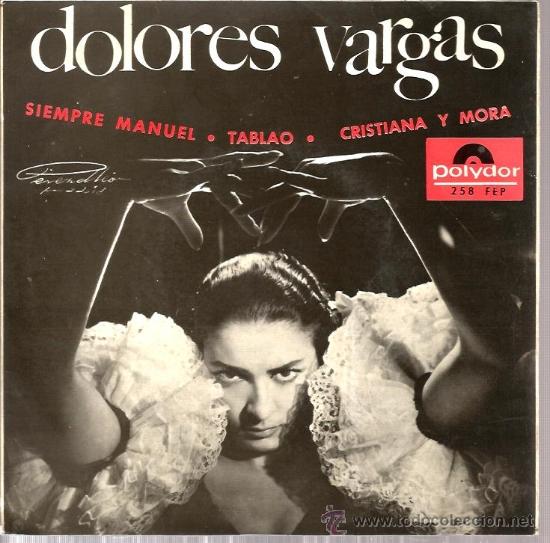 Discos de vinilo: EP DOLORES VARGAS : SIEMPRE MANUEL - Foto 1