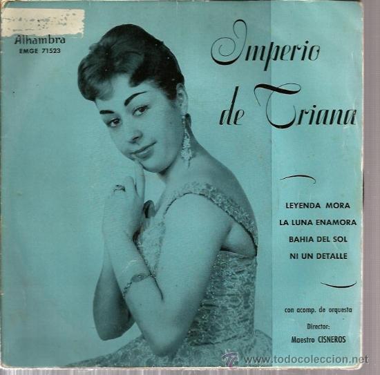 Discos de vinilo: EP IMPERIO DE TRIANA : LEYENDA MORA - Foto 1