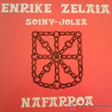 Discos de vinilo: ENRIKE ZELAIA - SOINU-JOLEA - NAFARROA - DISCOS OTS 1977, PORTADA DOBLE LP. Lote 49100325