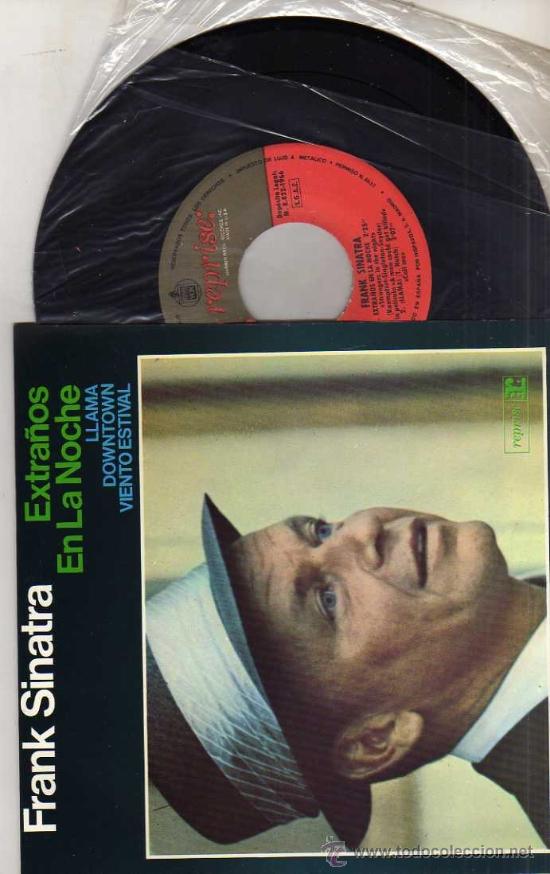 Discos de vinilo: FRANK SINATRA -ESTRA&Ntilde;OS EN LA NOCHE- HISPAVOX A&Ntilde;O 1966 MADRID - Foto 1