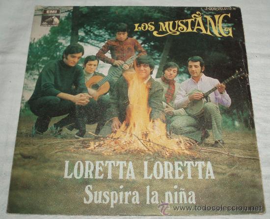 Discos de vinilo: Los Mustang  Suspira la ni&ntilde;a - Foto 1