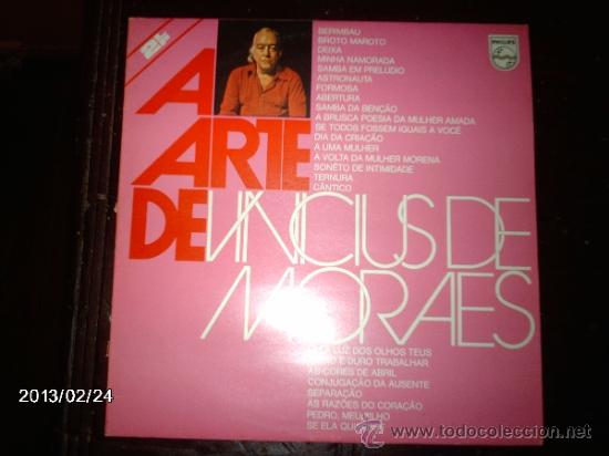 Discos de vinilo: vinicius de moraes  - a arte de vinicius de moraes - Foto 1