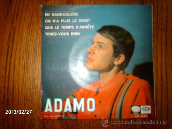 Discos de vinilo: adamo  -  en bandouliere  + 3 - Foto 1