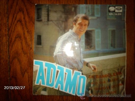Discos de vinilo: adamo  -  canta en espa&ntilde;ol  -  En bandolera + 3 - Foto 1