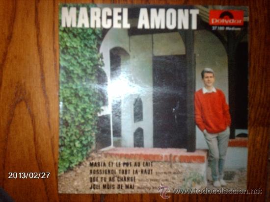 Dischi in vinile: marcel amont  -  maria et le pot au lait  +3