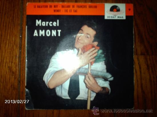Dischi in vinile: marcel amont  - le balayeur du roy  + 3